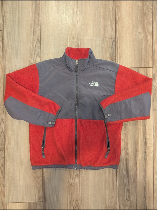 The North Face Other - The North Face Orange/Red & Gray Fleece Jacket